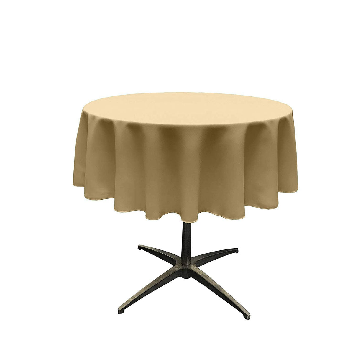 36" Round Poly Poplin Seamless Tablecloth Polyester Fabric - Round Seamless, 36" Diameter (1 Piece)