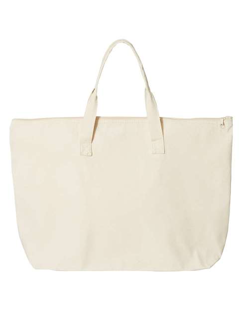 Liberty Bags Tote with Top Zippered Closure