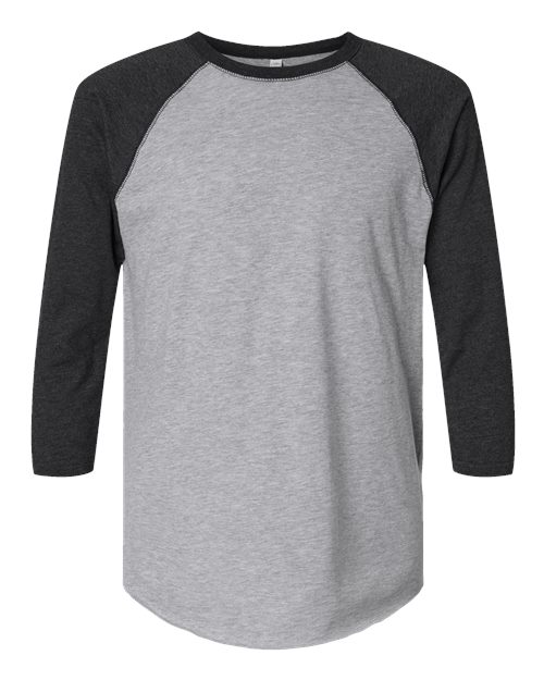LAT Men's Baseball Fine Jersey Three-Quarter Sleeve Tee