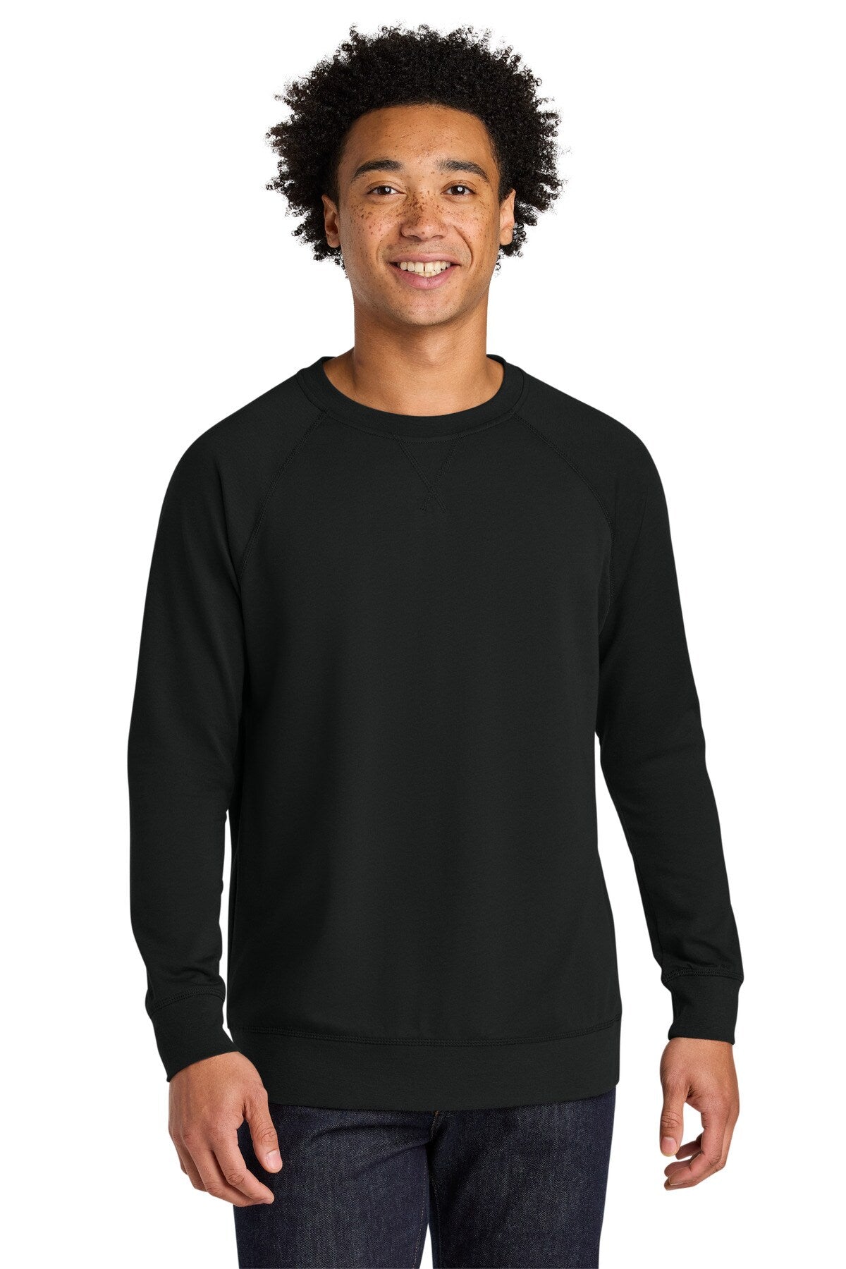 Next Level® Unisex Laguna Raglan Crewneck Long Sleeve Sweatshirt