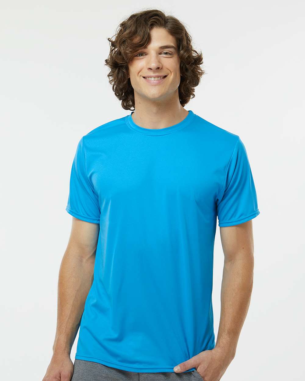 12 Pack Men’s Moisture Wicking Performance T-Shirt for Active Wear