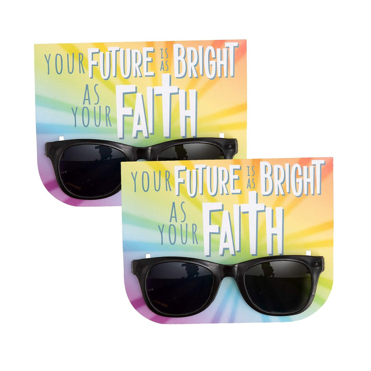 Kids Your Future’s as Bright as Your Faith Sunglasses with Card - 12 Pc.