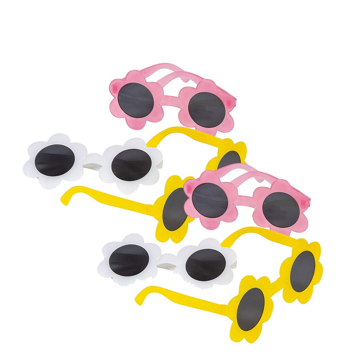 Kids Flower-Shaped Sunglasses - 12 Pc.