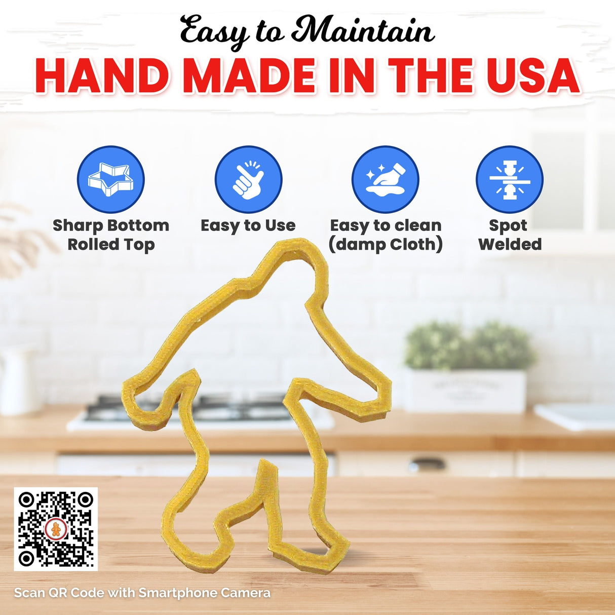 Big Foot Cookie Cutter 4 in PC0219