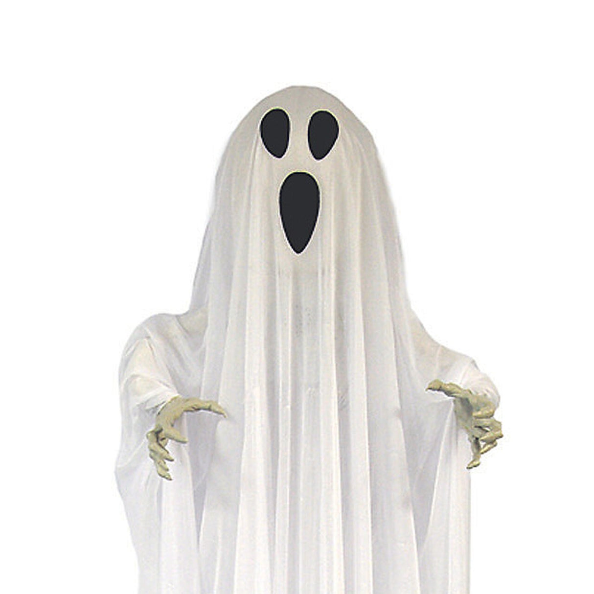 Shaking Ghost Halloween Decoration with Light and Sound, 5 Ft