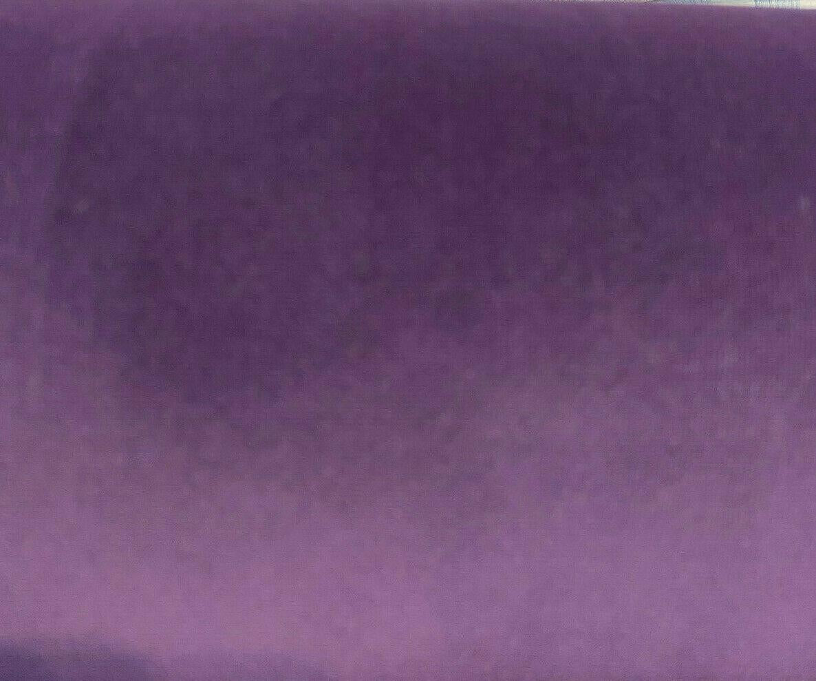 Charisma Velvet Velour Polyester Fabric - Iris Purple, IFR, 54" Width, 25 Oz (1 Yard)