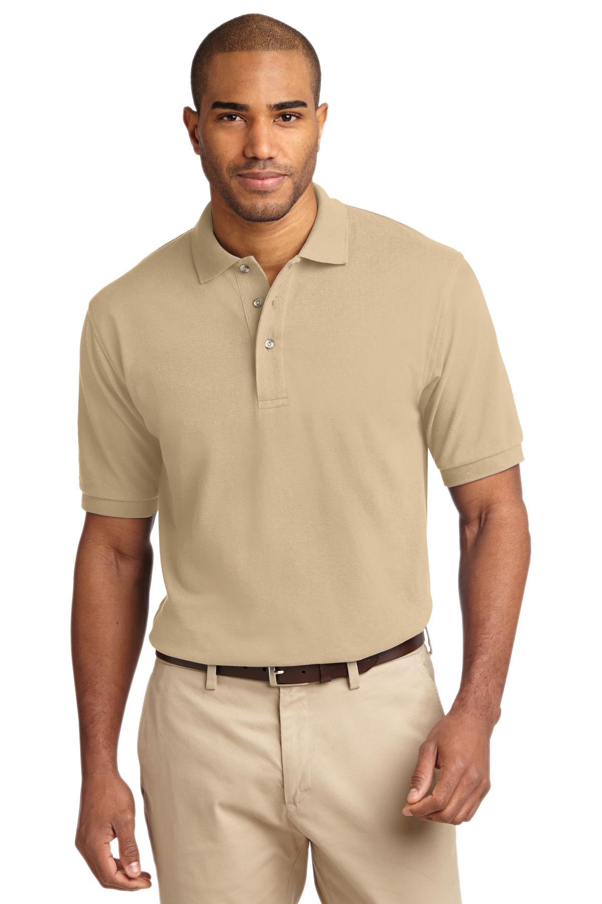 Port Authority® Heavyweight Cotton Pique Polo