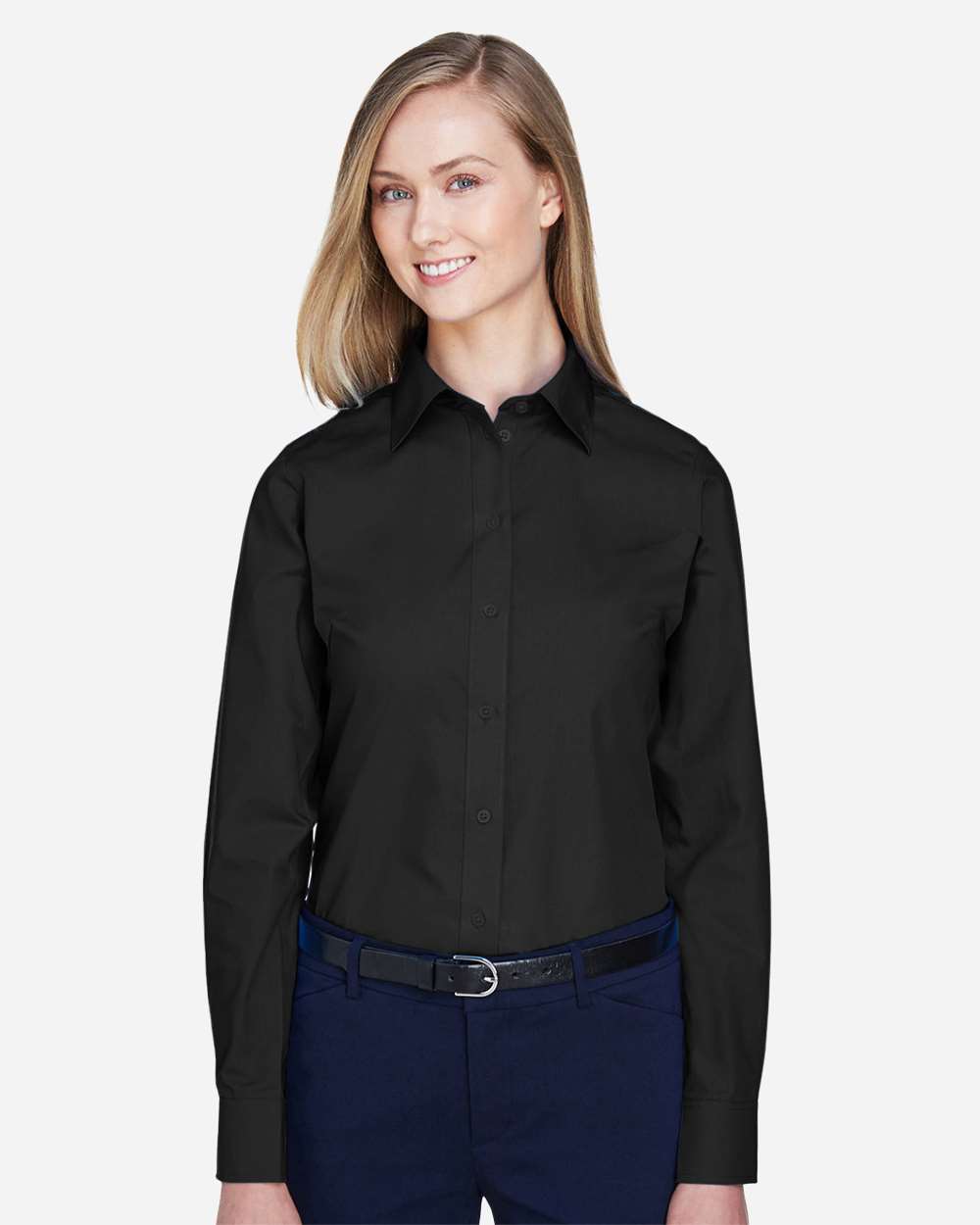 Devon & Jones® Women's Broadcloth Woven Dress Shirt