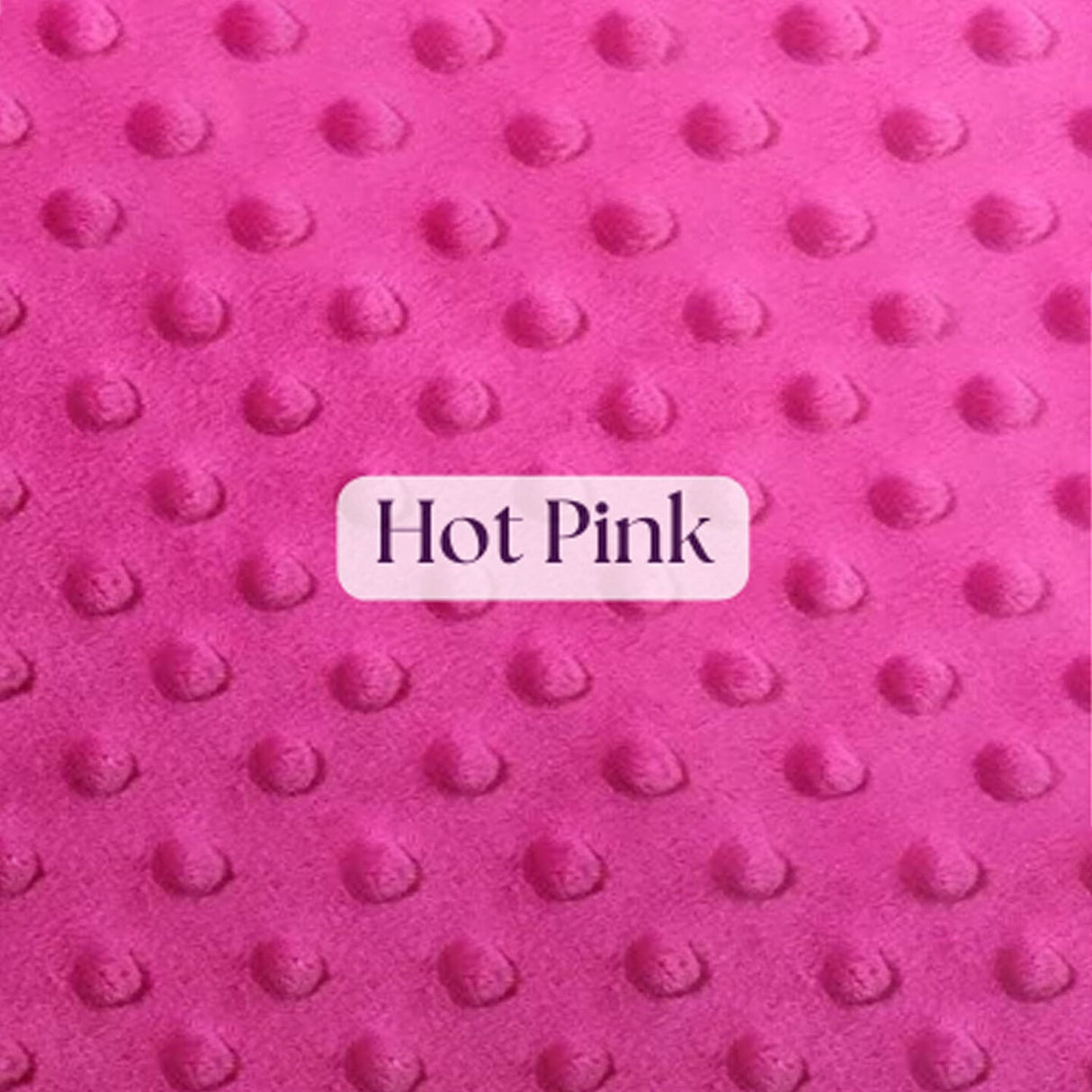 1 Yard Ultra Soft Minky Dot Fleece Plush Fabric 100 Percent Polyester for Crafts 60 Inch Width