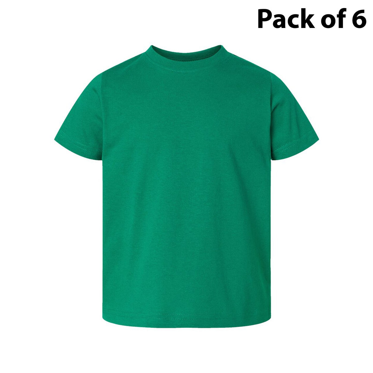 RADYAN® Toddler Fine Jersey Crewneck Short Sleeve Tee - 3321