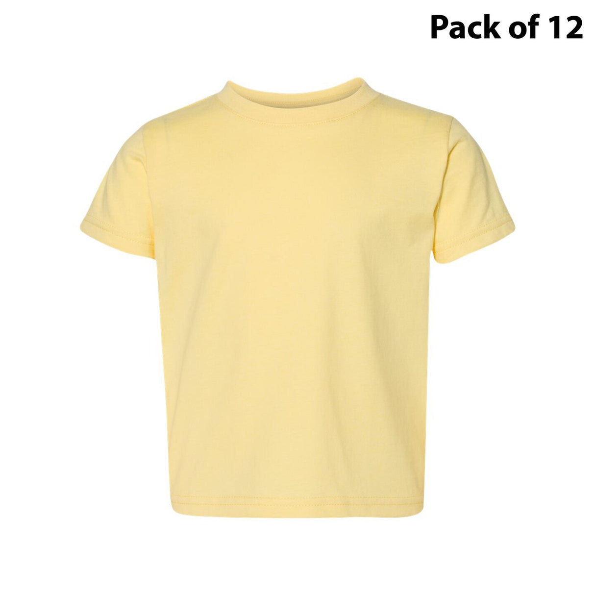 RADYAN® Toddler Fine Jersey Crewneck Short Sleeve Tee - 3321