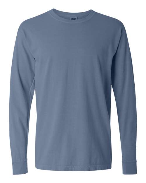 Comfort Colors® Garment-Dyed Heavyweight Crewneck Long Sleeve T-Shirt
