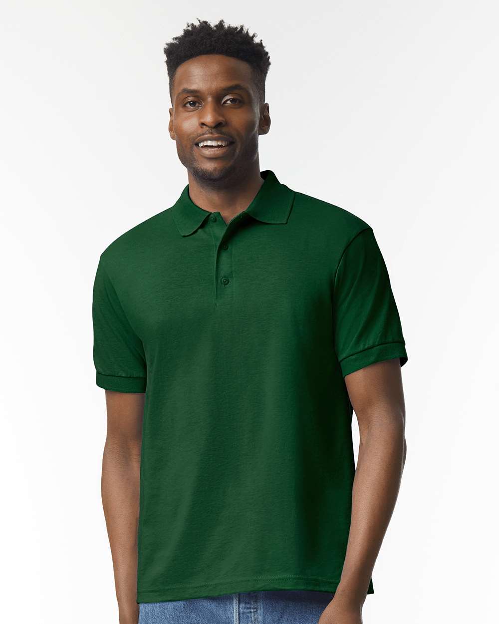 Gildan® DryBlend Short Sleeve Jersey Polo