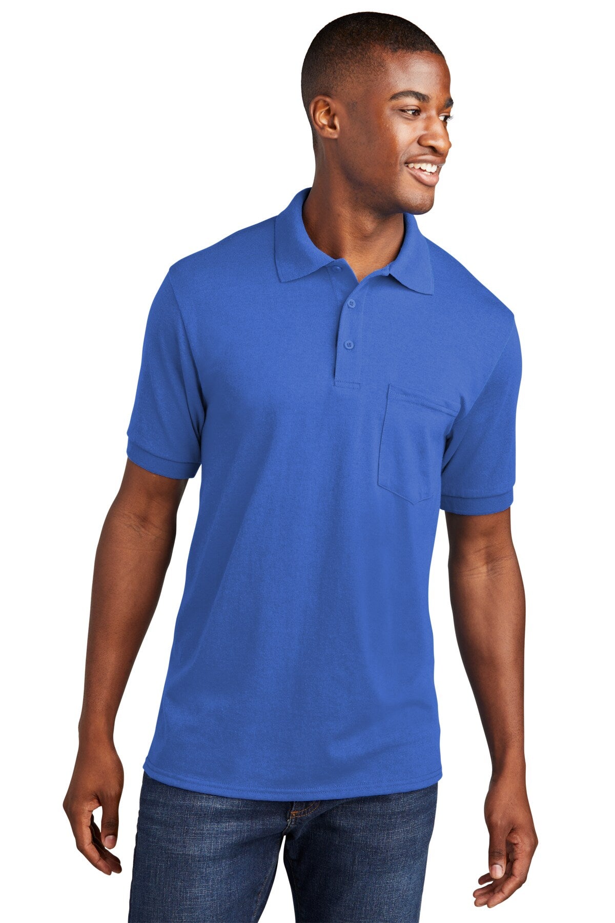 Knit Pocket Polo T-shirt for Men | RADYAN®