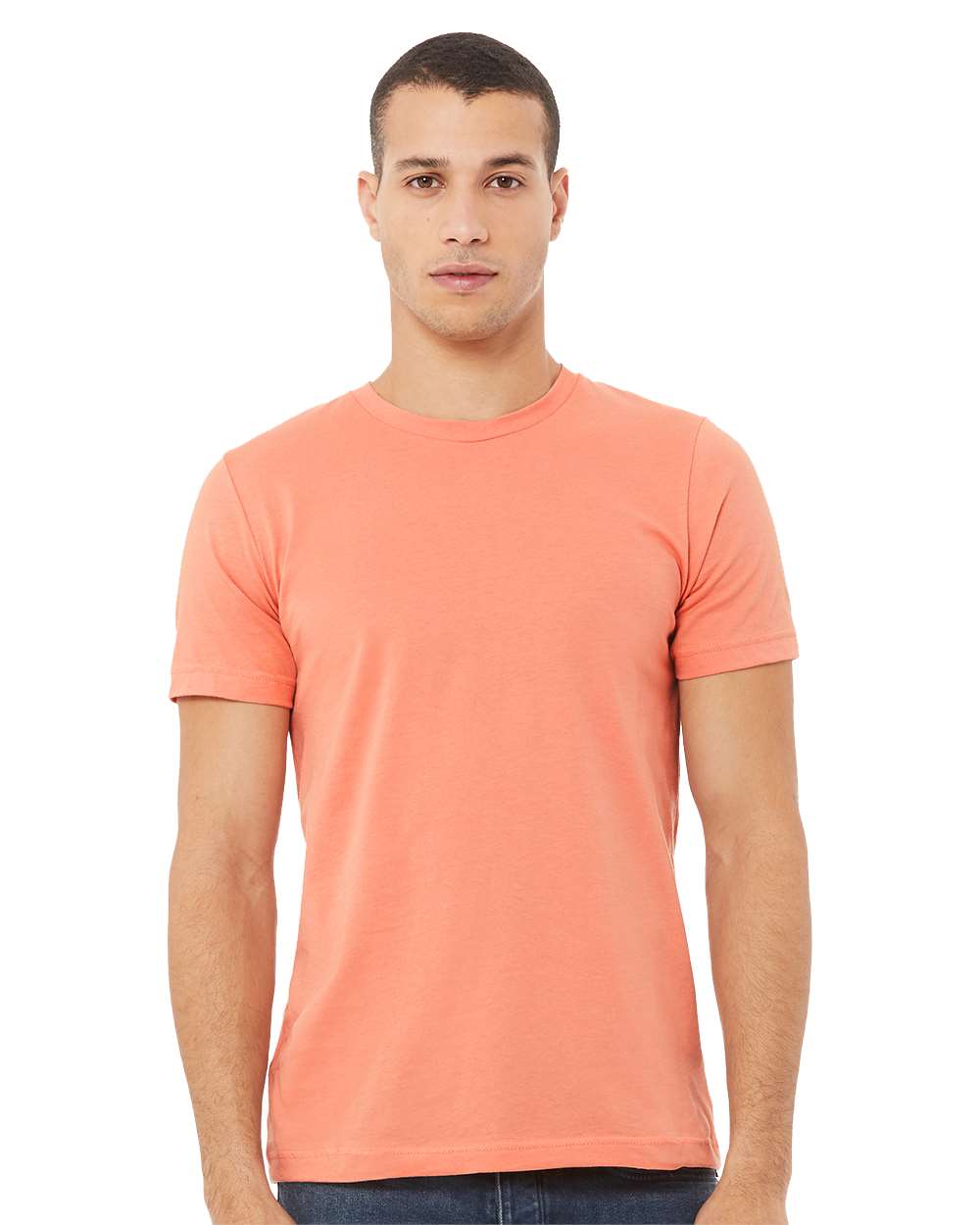 BELLA + CANVAS® Men’s Premium Jersey Crewneck Short Sleeve Tee for Everyday Wear