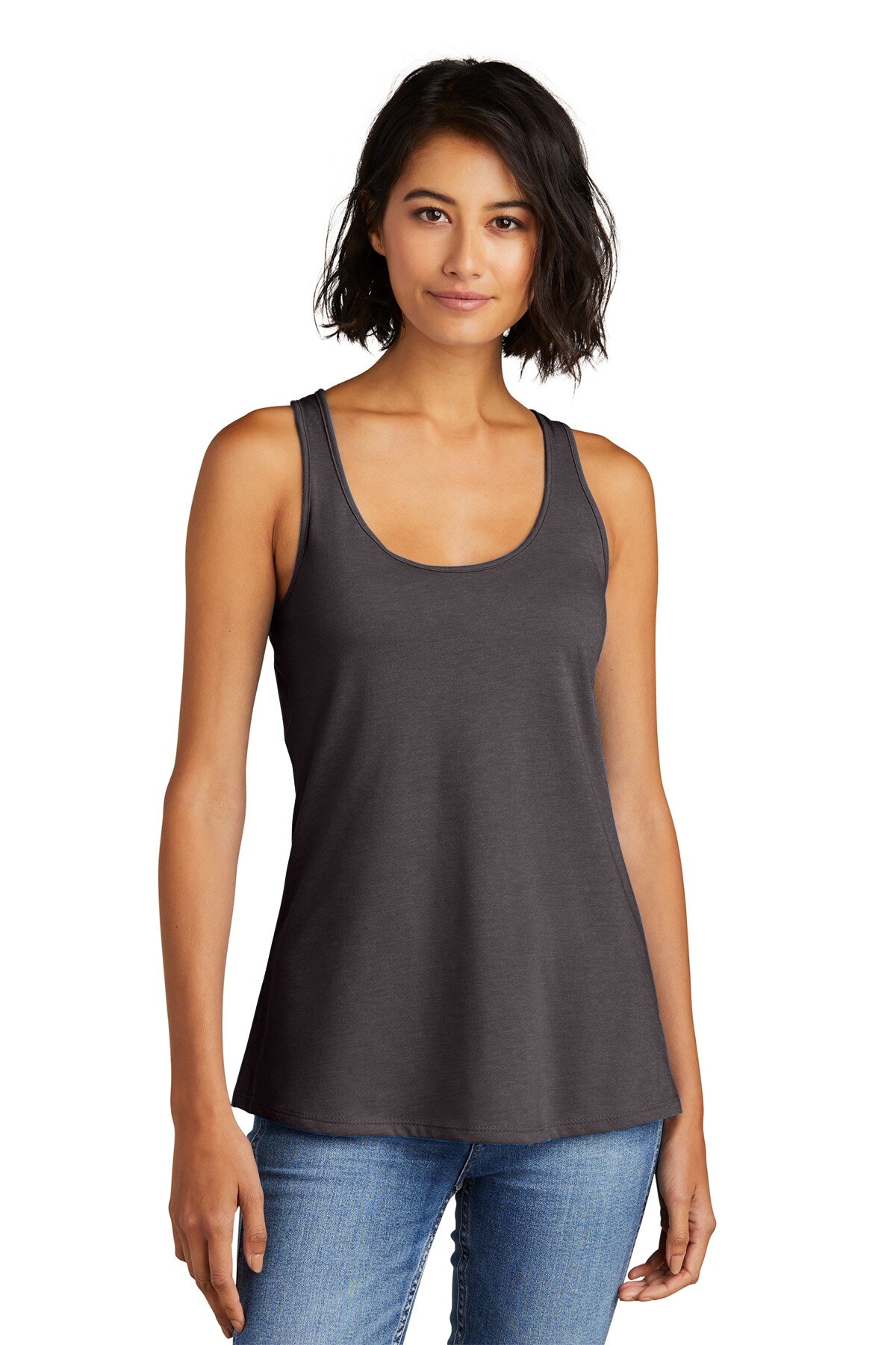 District® Women’s Racerback Tank Recycled Blend Scoop Neck Tee