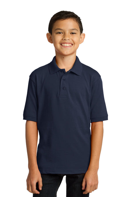 Port & Company® Youth Core Blend Jersey Knit Polo