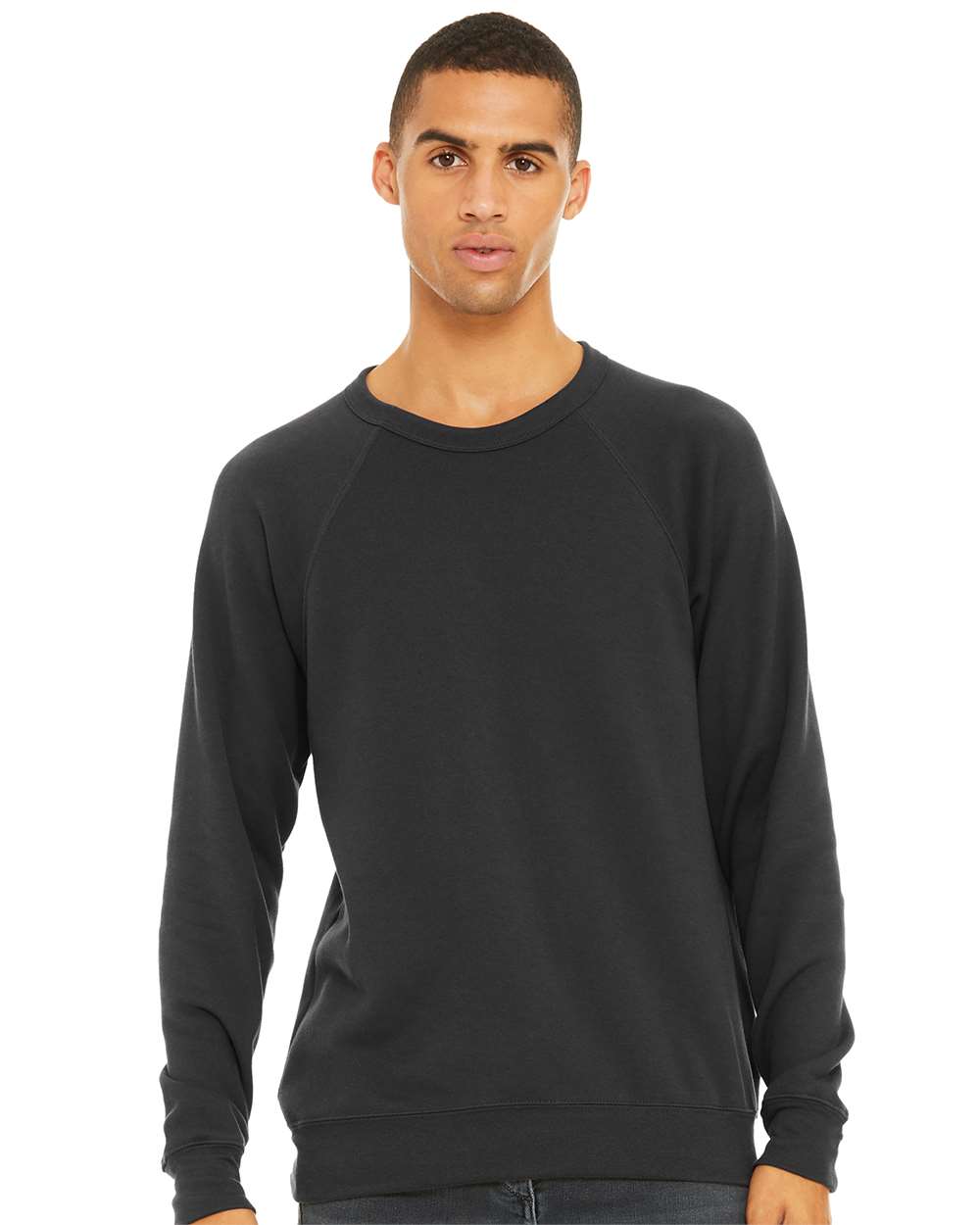 BELLA + CANVAS® Sponge Fleece Raglan Crewneck Long Sleeve Sweatshirt