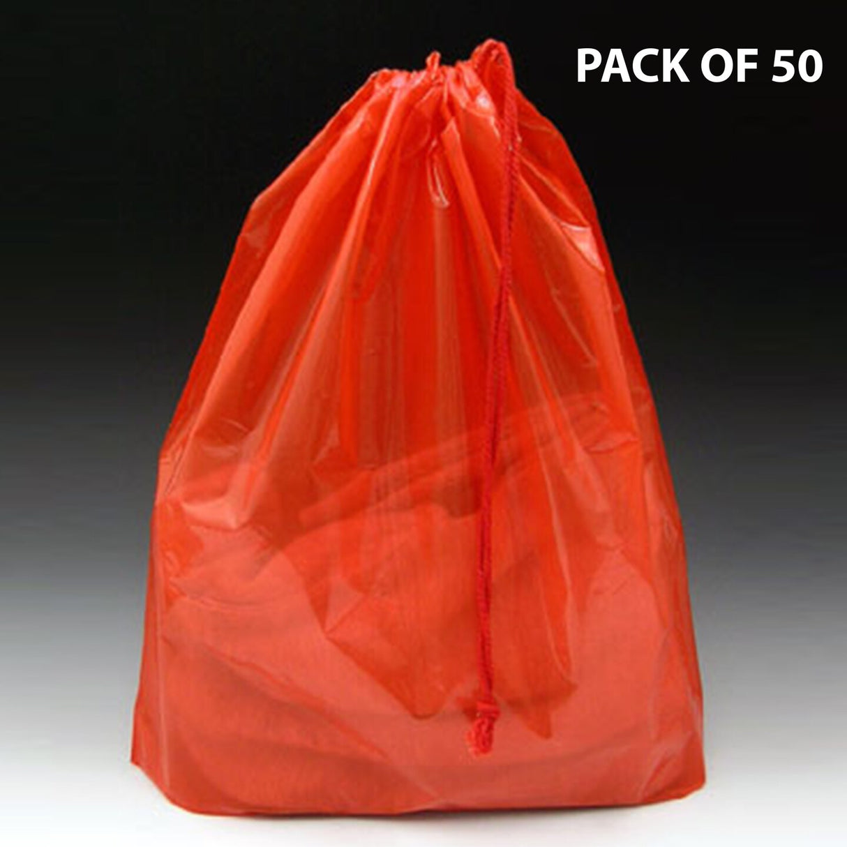 Poly Bag-Precision in Every Package 16" x 18" Poly Bag | Single Drawstring