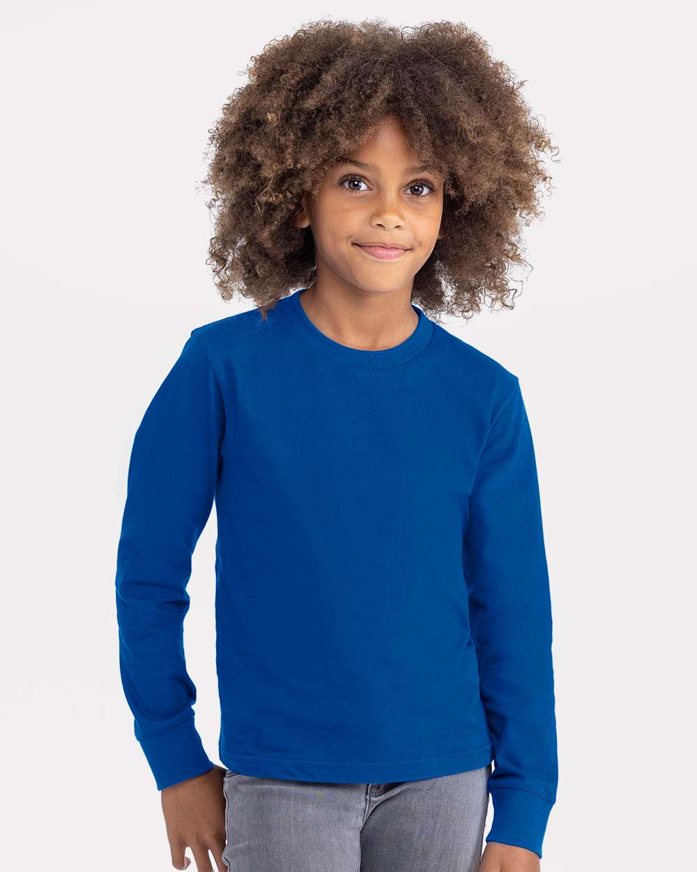 Next Level® Youth Long Sleeve Cotton T-Shirt