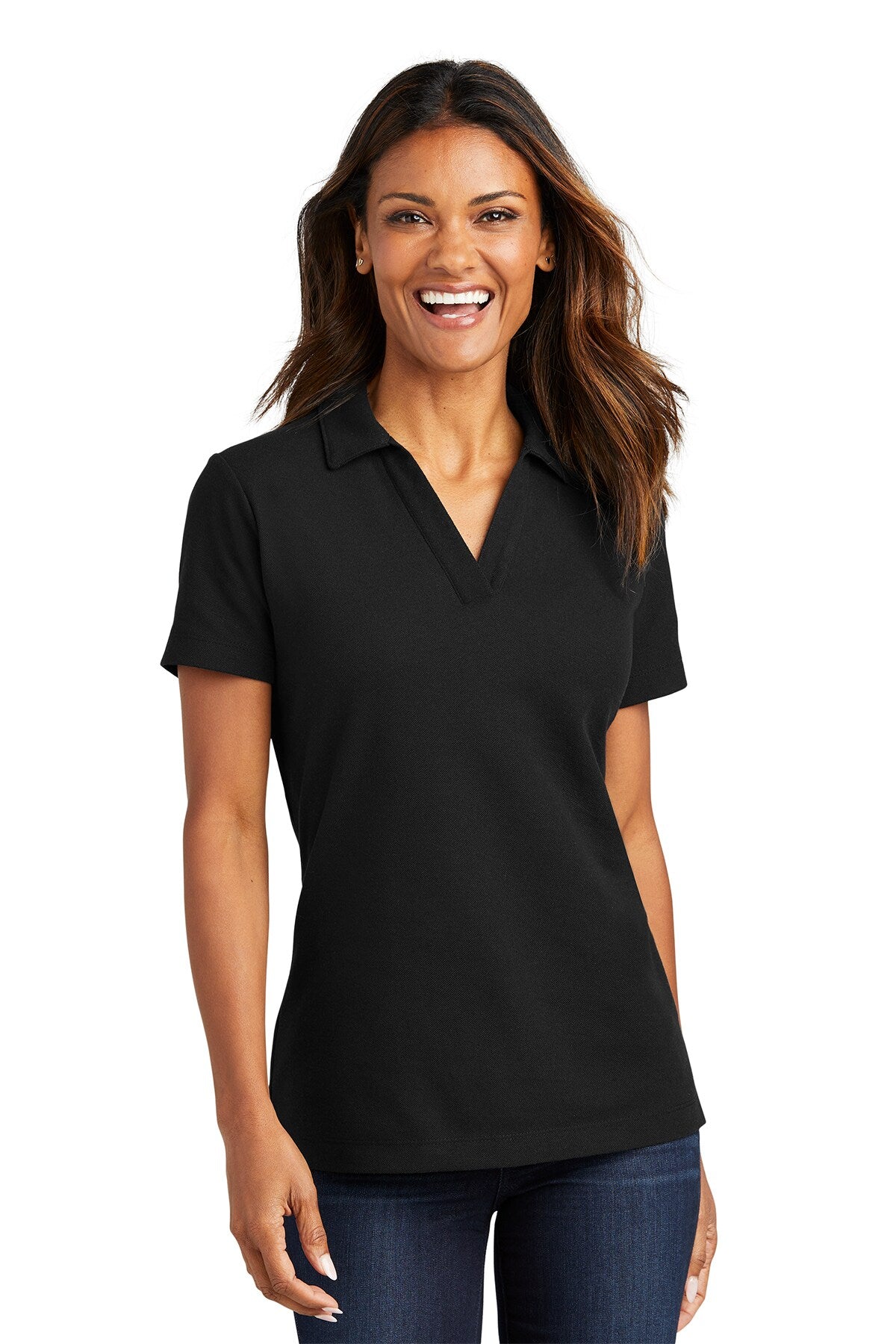Port Authority® Women's C-FREE Cotton Blend Pique Polo