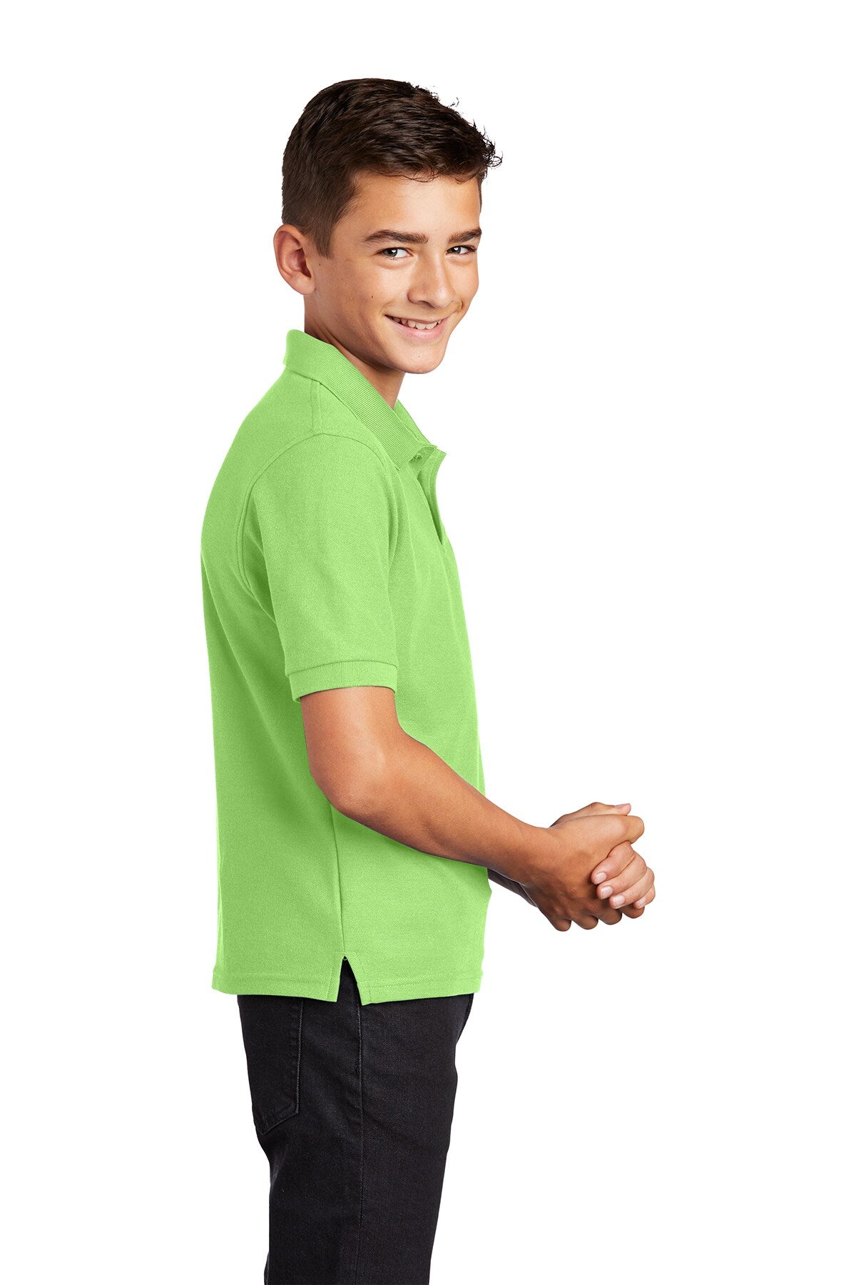 Silk Touch Polo T-shirt For Youth | RADYAN®