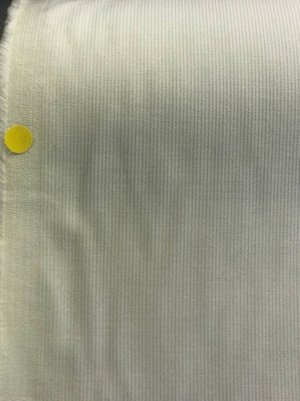 Cotton Corduroy White Shade