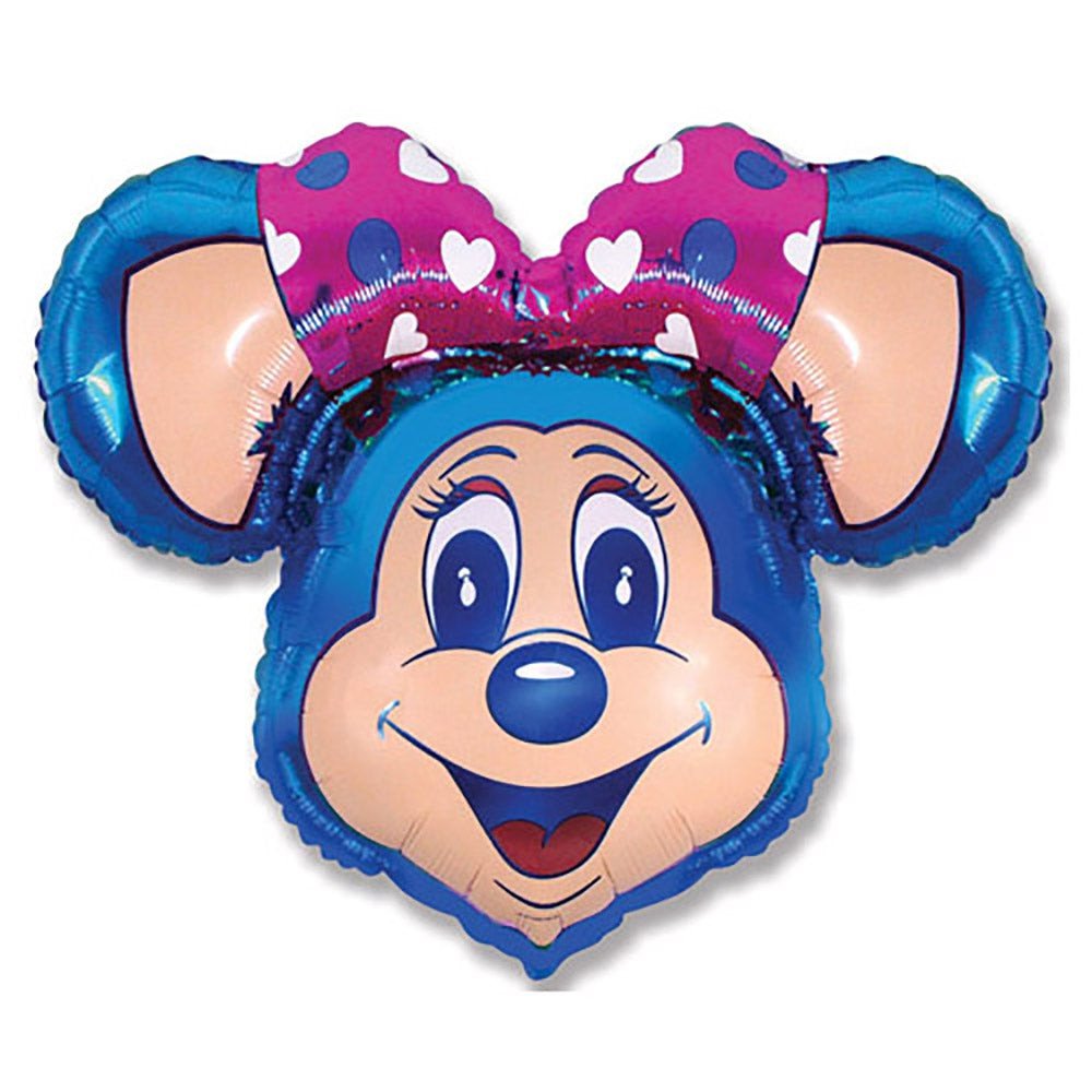 Foil Balloon Super Lolly Mouse Blue