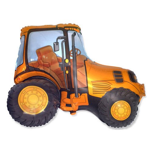 Tractor Yellow Foil Balloon