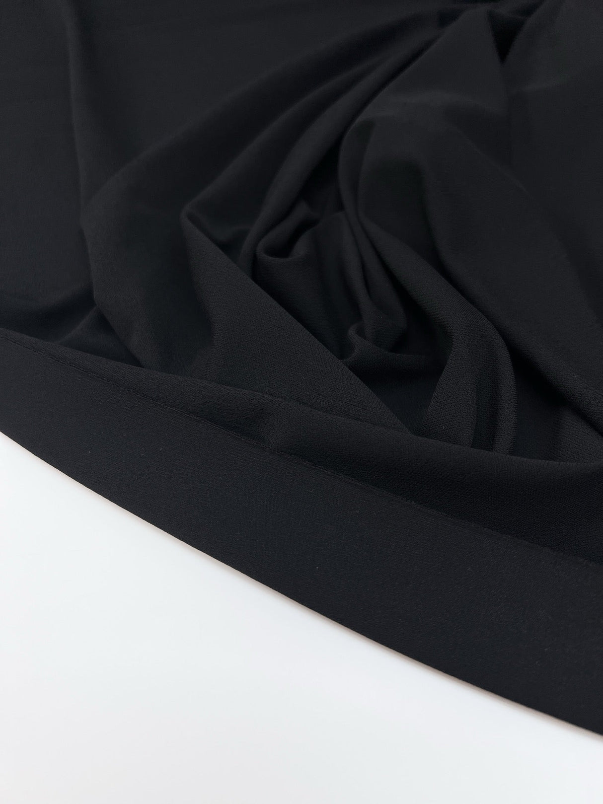 Black Viscose Stretch Knit