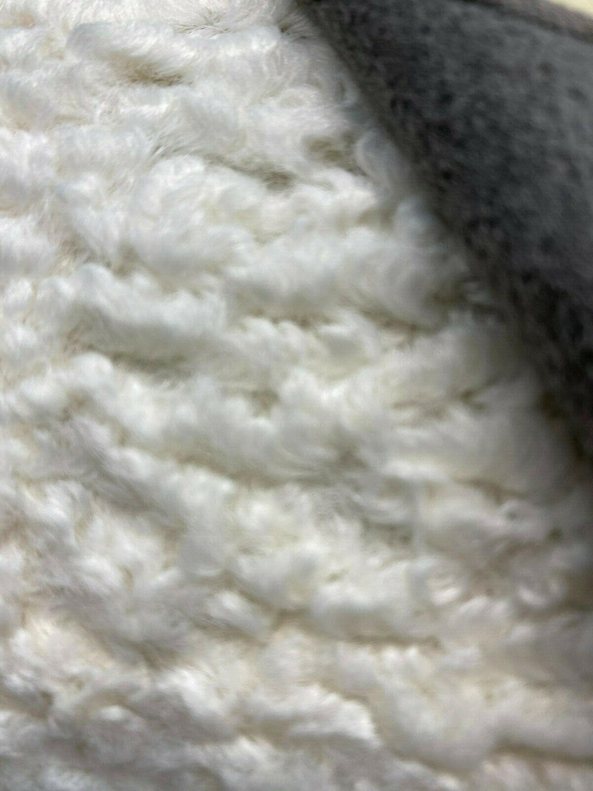 Italian Faux Sheepskin Polyester Fabric - Natural Faux Sheepskin, 60" Width (1 Yard)