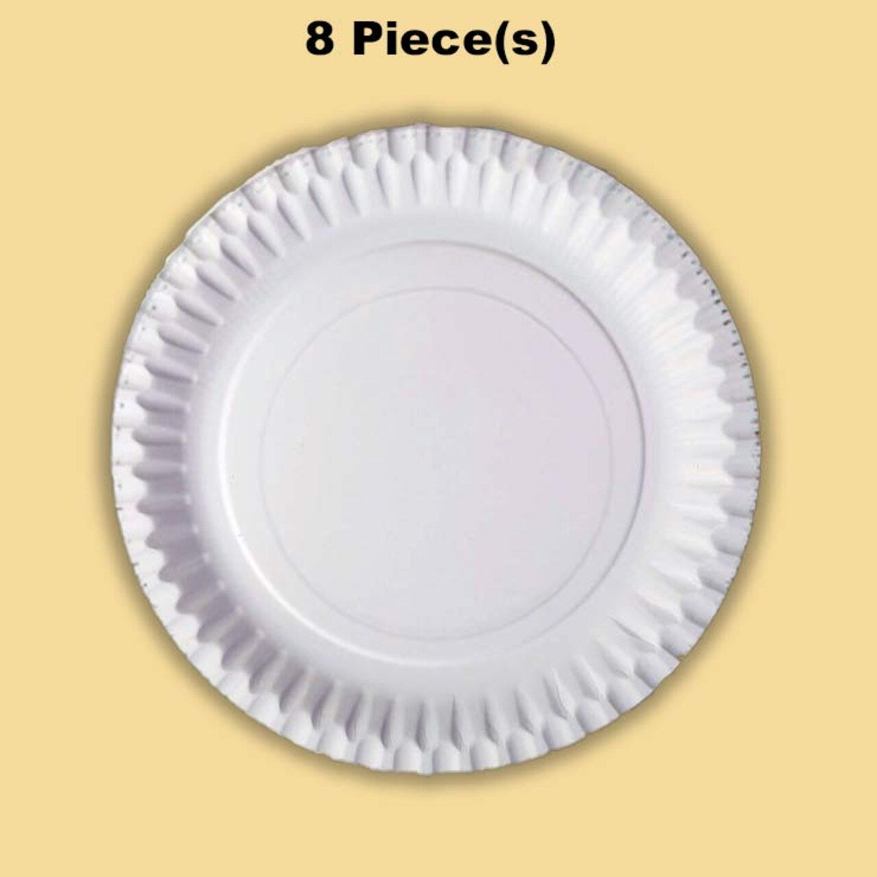 8 Ct. Winter Princess Ice Castle Dessert Plates Sparkling Snowy Scene