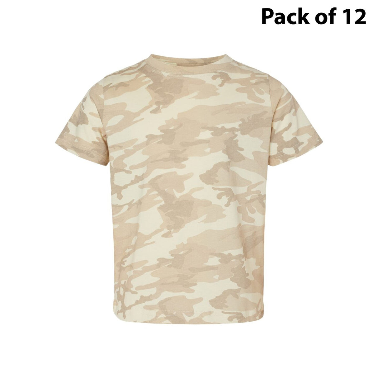 RADYAN® Toddler Fine Jersey Crewneck Short Sleeve Tee - 3321