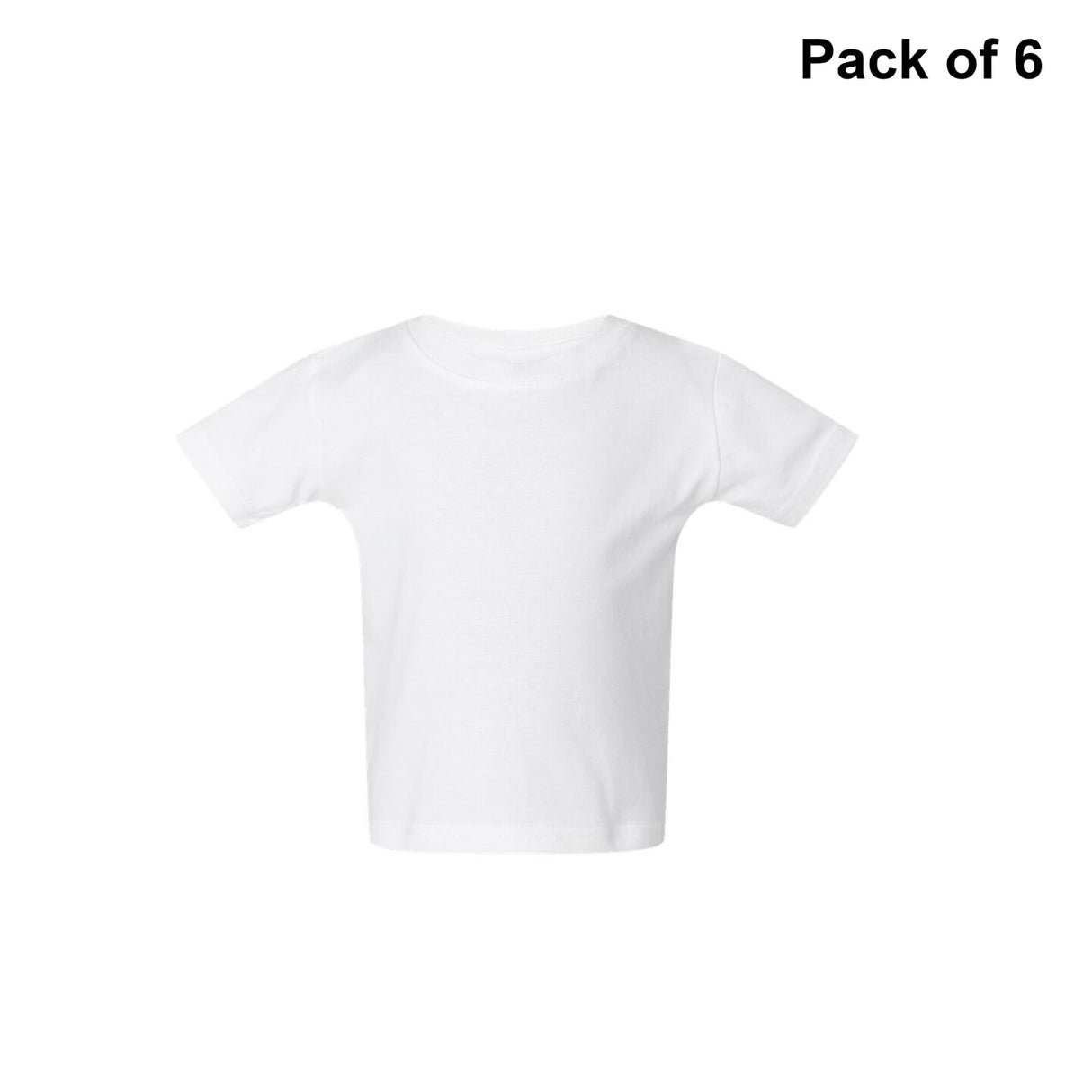 RADYAN® Infant Short Sleeve Crew Neck Fine Jersey Tee