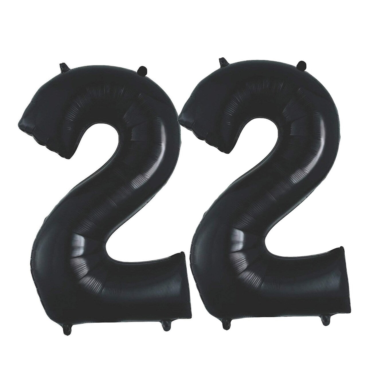 34" Black Number 2 Shaped Mylar Balloon – Fun and Festive for Any Occasion