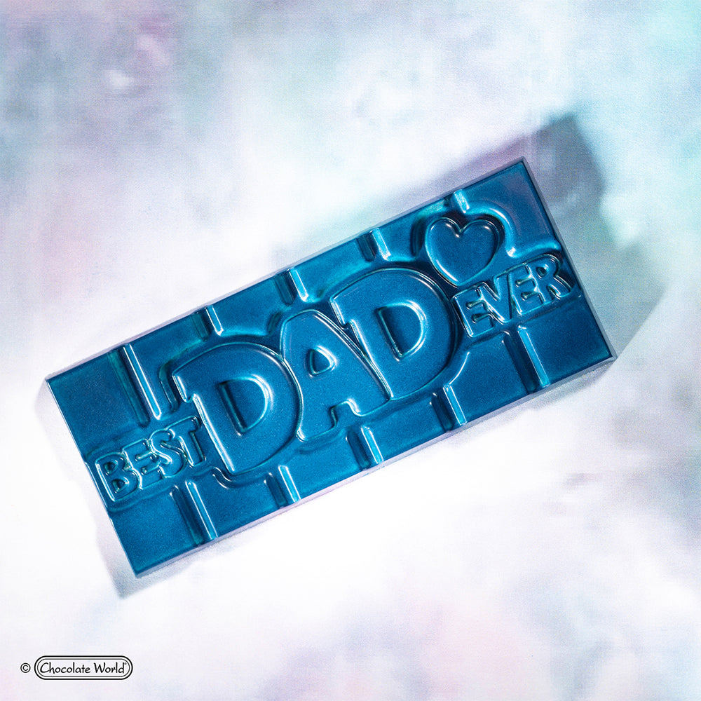 Chocolate World Clear Polycarbonate Chocolate Mold, Best Dad Ever