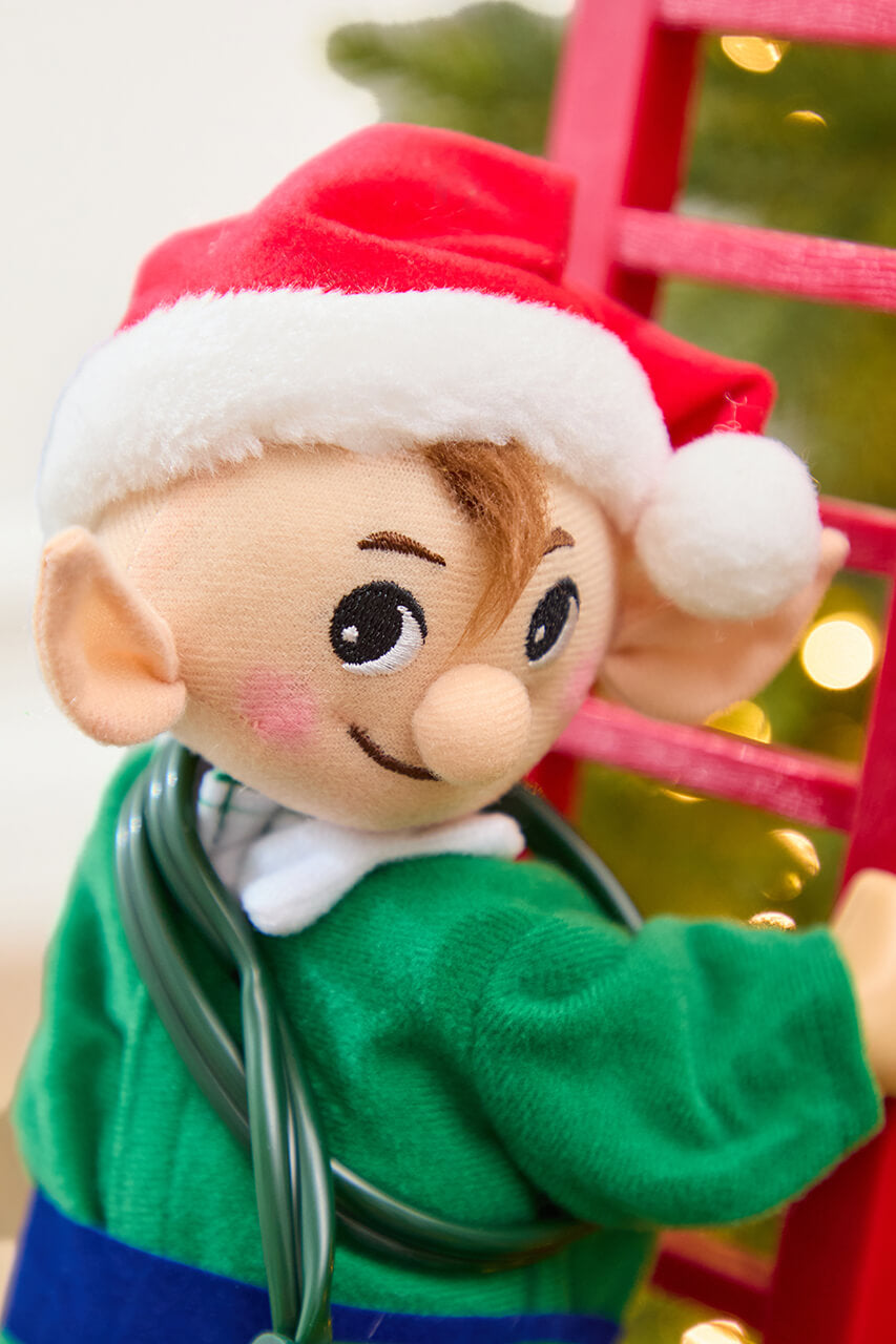 40" Mr. Christmas Super Climbing Plush Elf