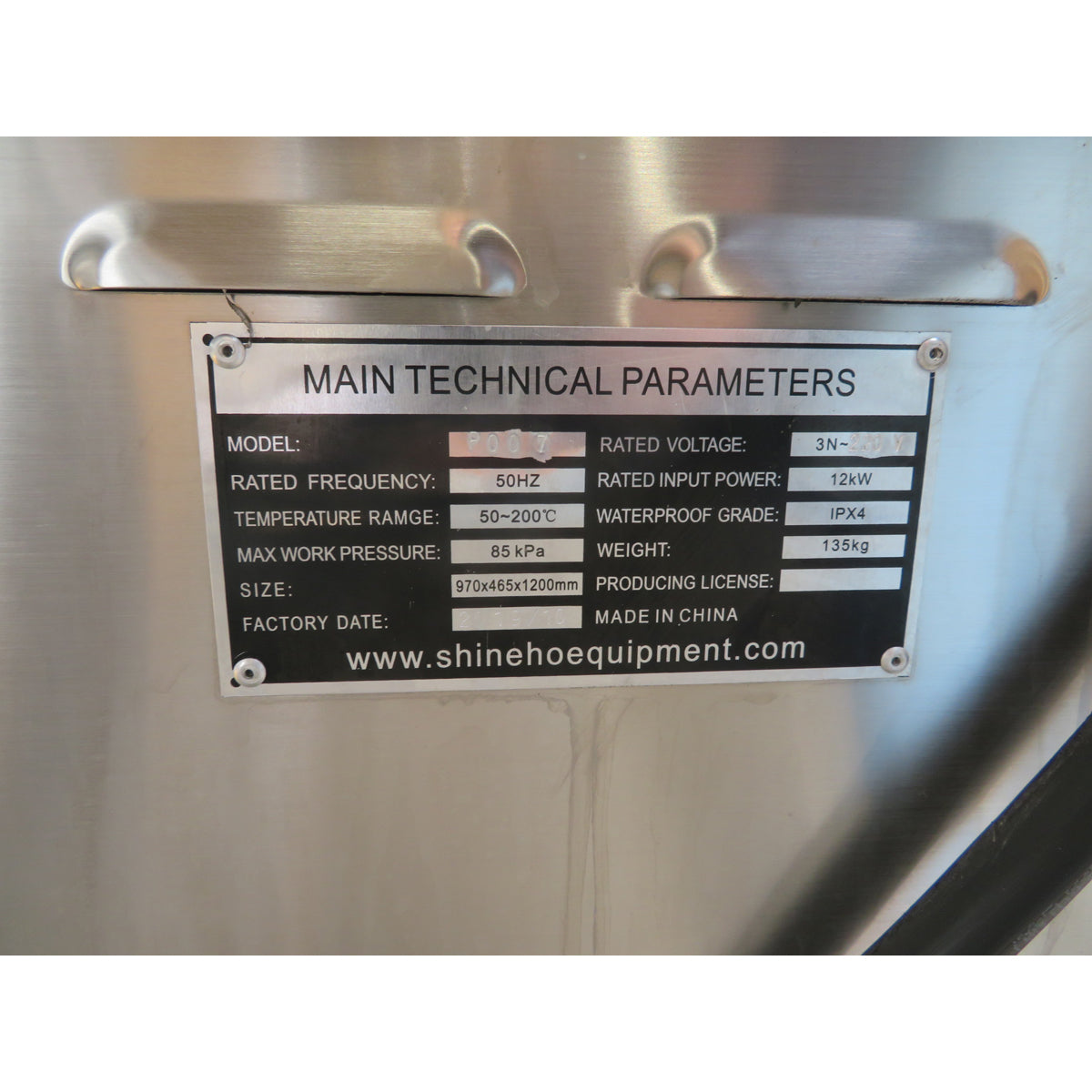 Shine Preassure Fryer P007, Used Great Condition