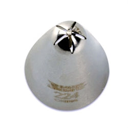 SS Decor Drop Flower Decorator Tip #224