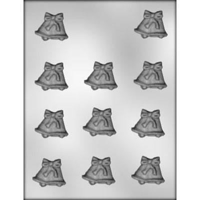Double Bell With Bow Chocolate Mold