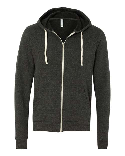 Unisex Triblend Sponge Fleece Full-Zip Hoodie