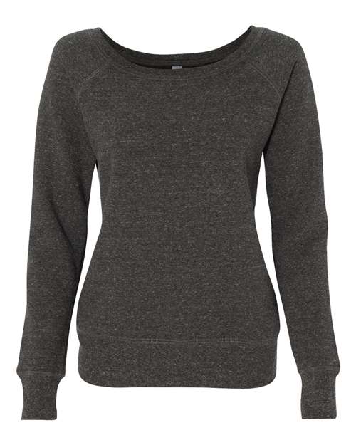 Women's Sponge Fleece Wide Neck Sweatshirt