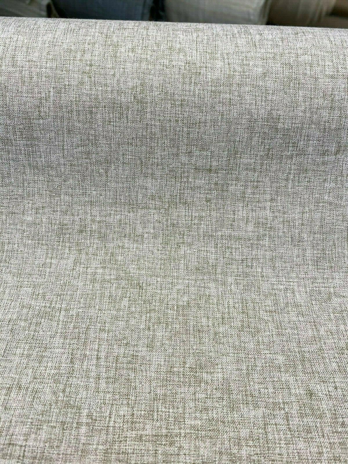 Taupe Linen Blackout Polyester Fabric - Taupe, Blackout, 54" Width (1 Yard)