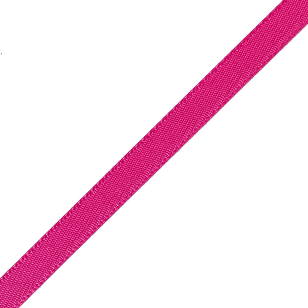 1/4" Shocking Pink Single Face Satin Ribbon