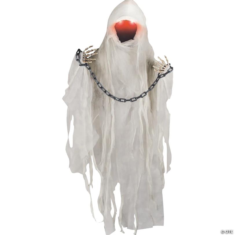 37" Faceless Spectre in Chains Halloween Decoration