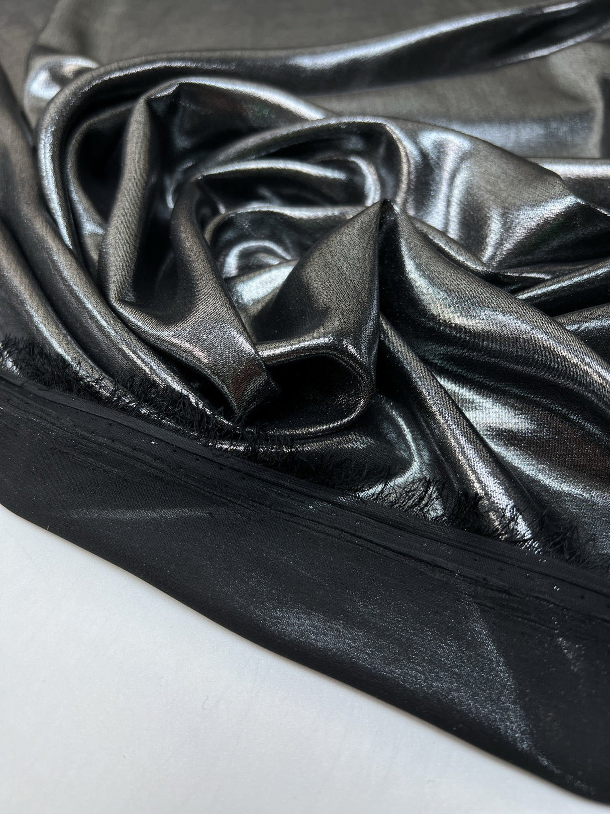 Silver Lurex Polyamide Stretch Fabric