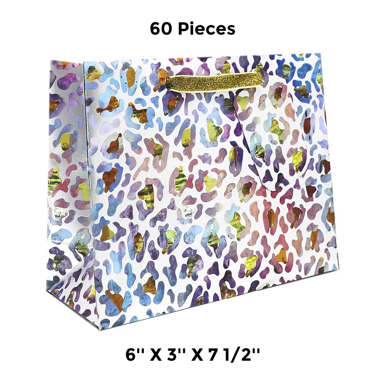 Patterned Gift Bags6" X 3" X 7 1/2" Unique Gift Wrapping Solution