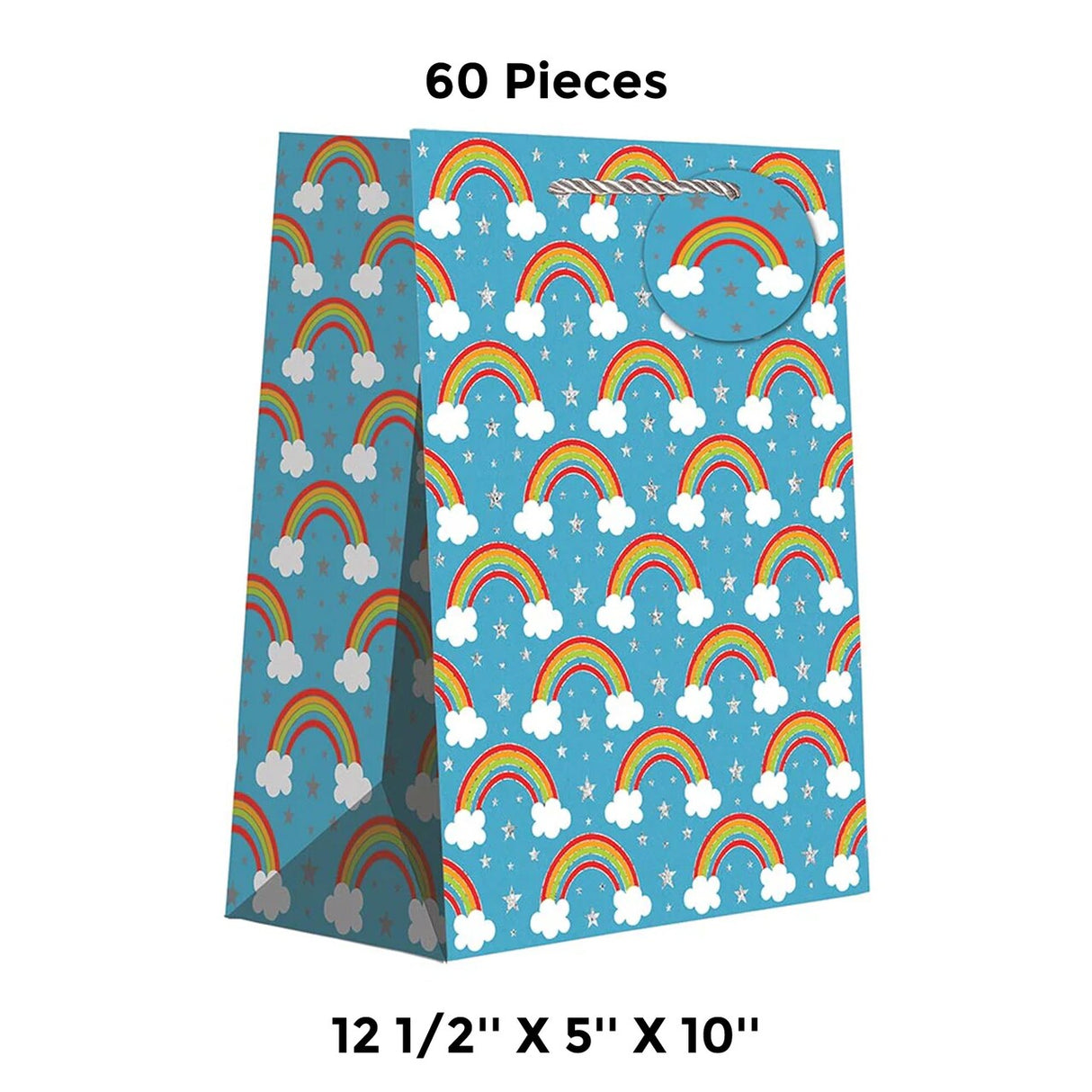 Patterned Gift Bags 12 1/2" x 5" x 10" Durable Gift Packaging