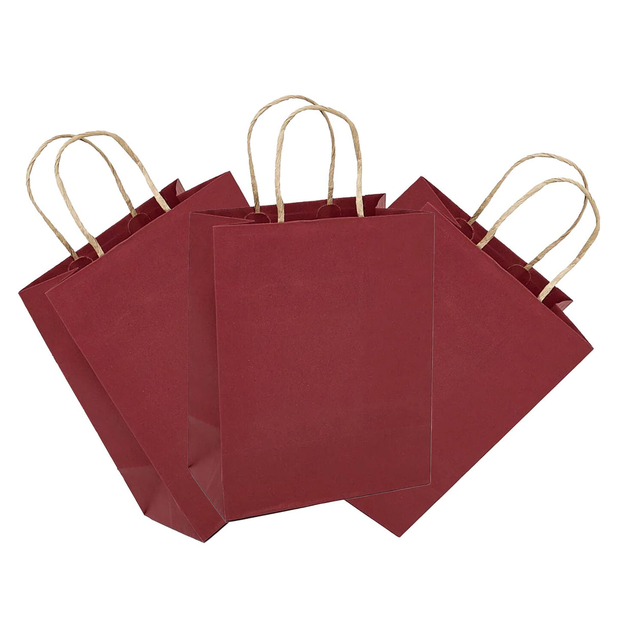 Kraft Tinted Shopping Bag 5.5" x 3.25" x 13" for Larger Items