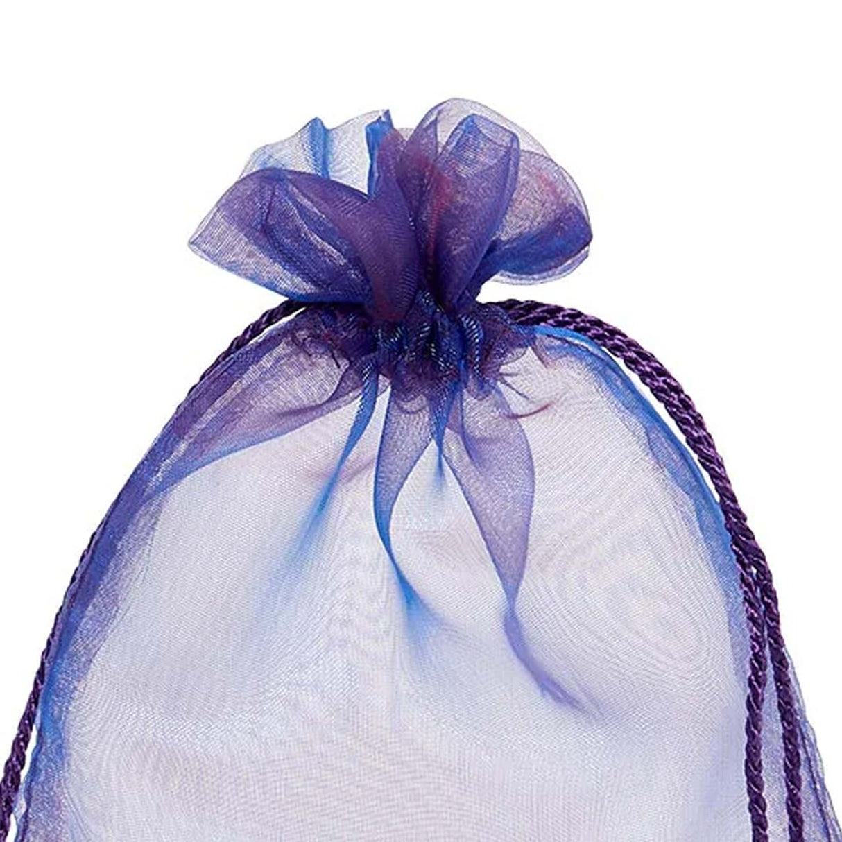 Jewel Tone Iridescent Sheer Tasseled Bags 3'' x 4'' for Weddings
